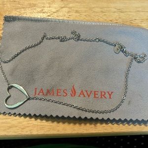 James Avery retired Adore You Heart Necklace